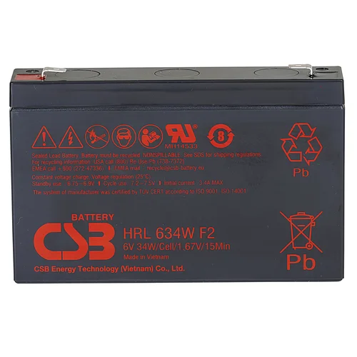 Аккумулятор CSB HRL634W F2 FR